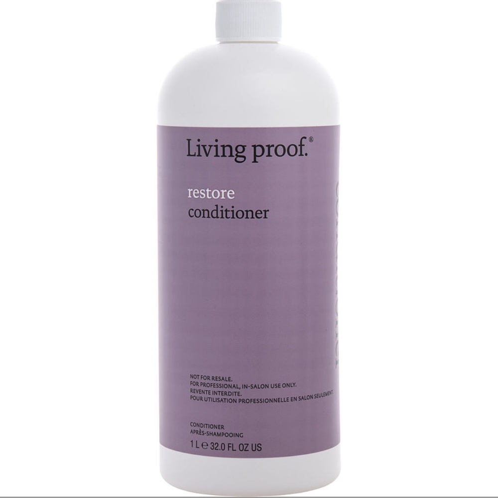 1 L Living Proof Restore Conditioner bottle